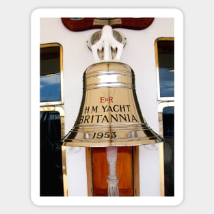 Ship's Bell, Royal Yacht Britannia Sticker